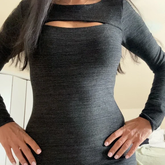 nine britton valencia knit midi dress Gabriela Hearst - Seymore Knit Midi Dress in Oatmeal Merino Wool Cashmere - Oatmeal - XS main image 0